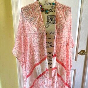 New Women Heart Kimono Cover Up Beach - One Size